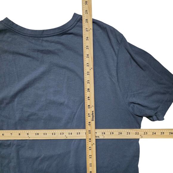 Hurley Logo Graphic Tee Men’s XL Blue Casual Crew Neck - Picture 4 of 5